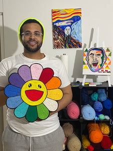 Takashi Murakami Flower in Yarn