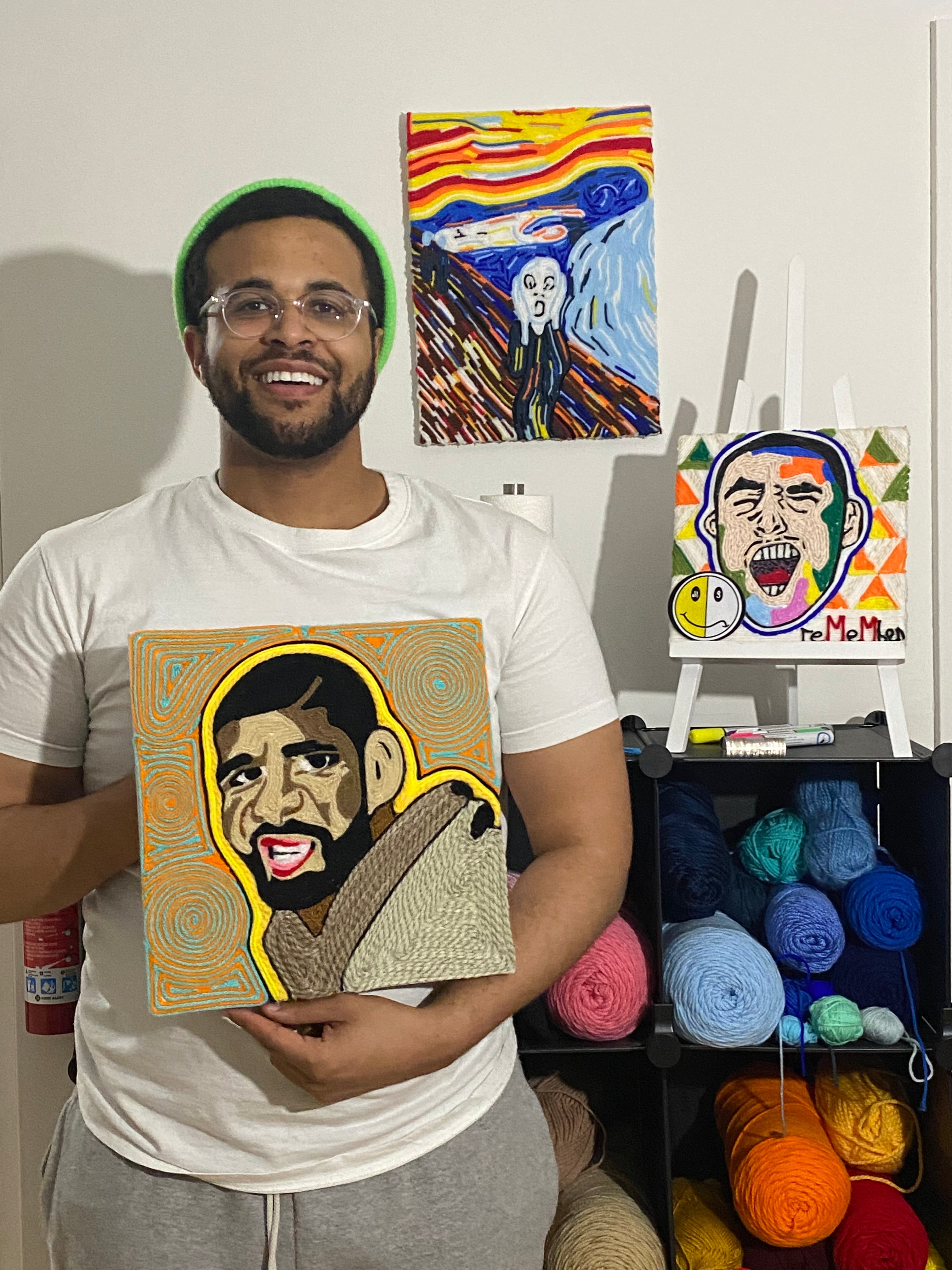 Cartoon Drake Original Yarn Portrait