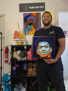 Lil Naz X Original Yarn Portrait