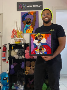 J.Cole - KOD Original Yarn Painting