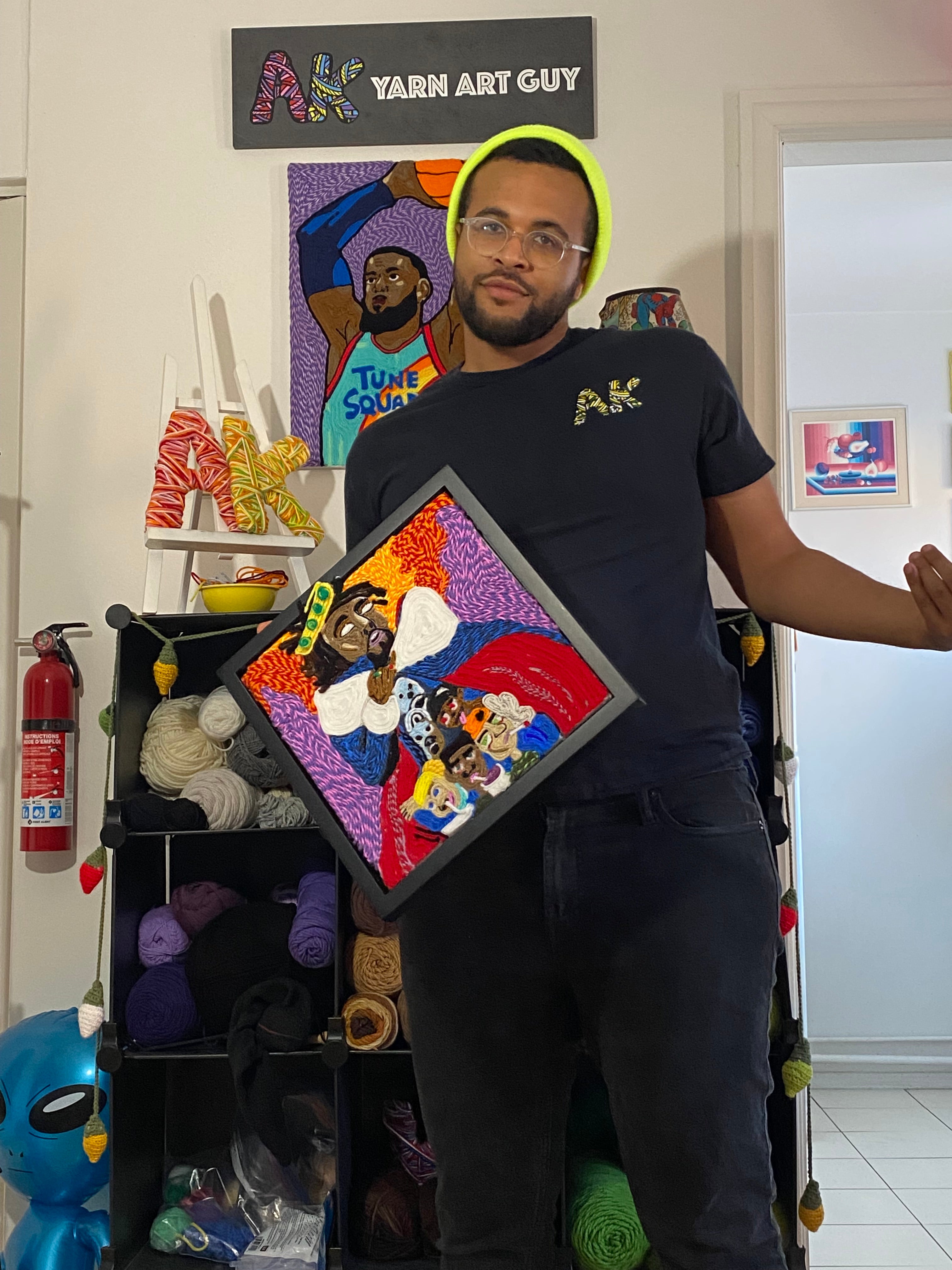 J.Cole - KOD Original Yarn Painting