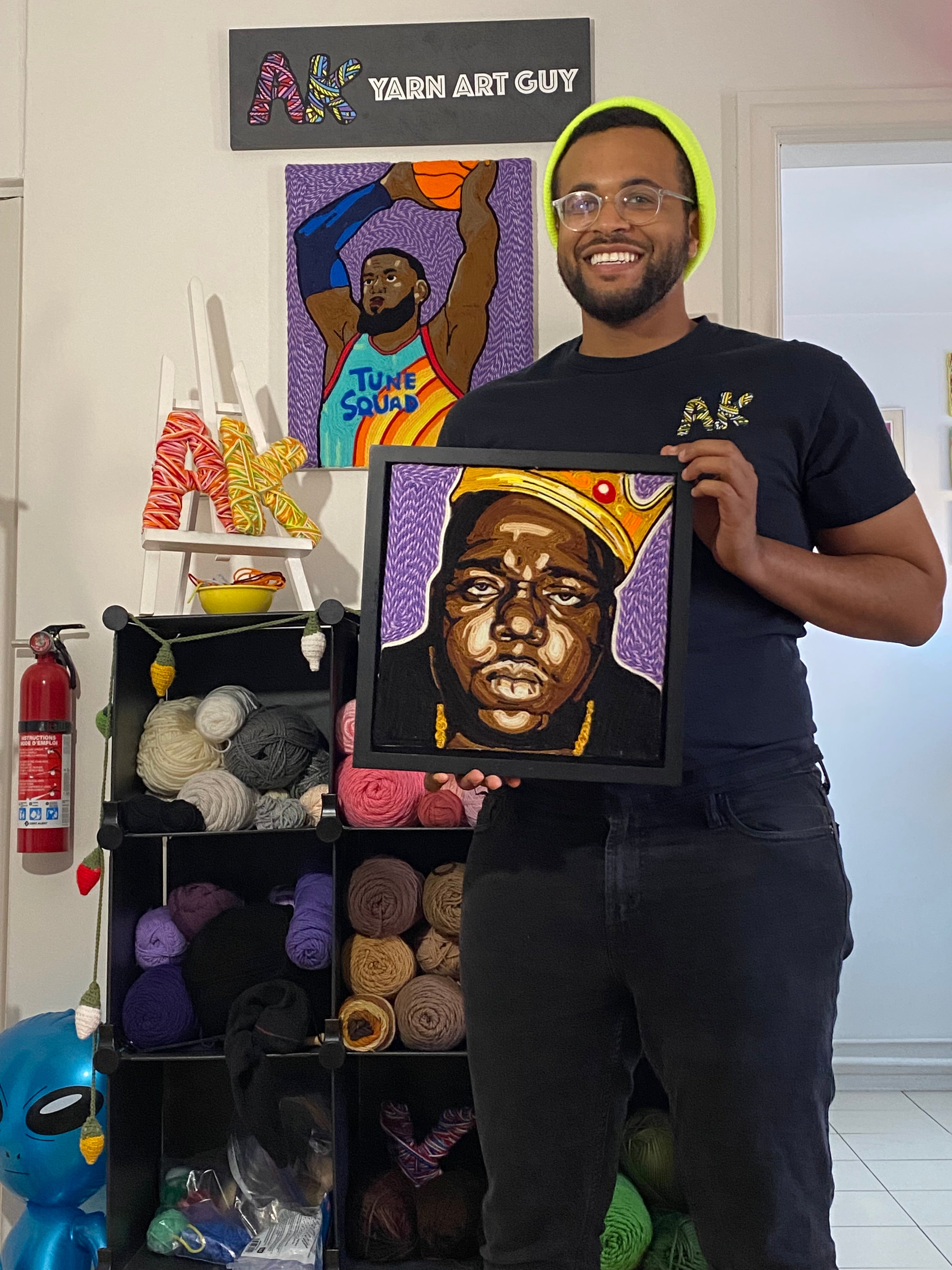 Biggie Smalls -  Original Yarn Portait