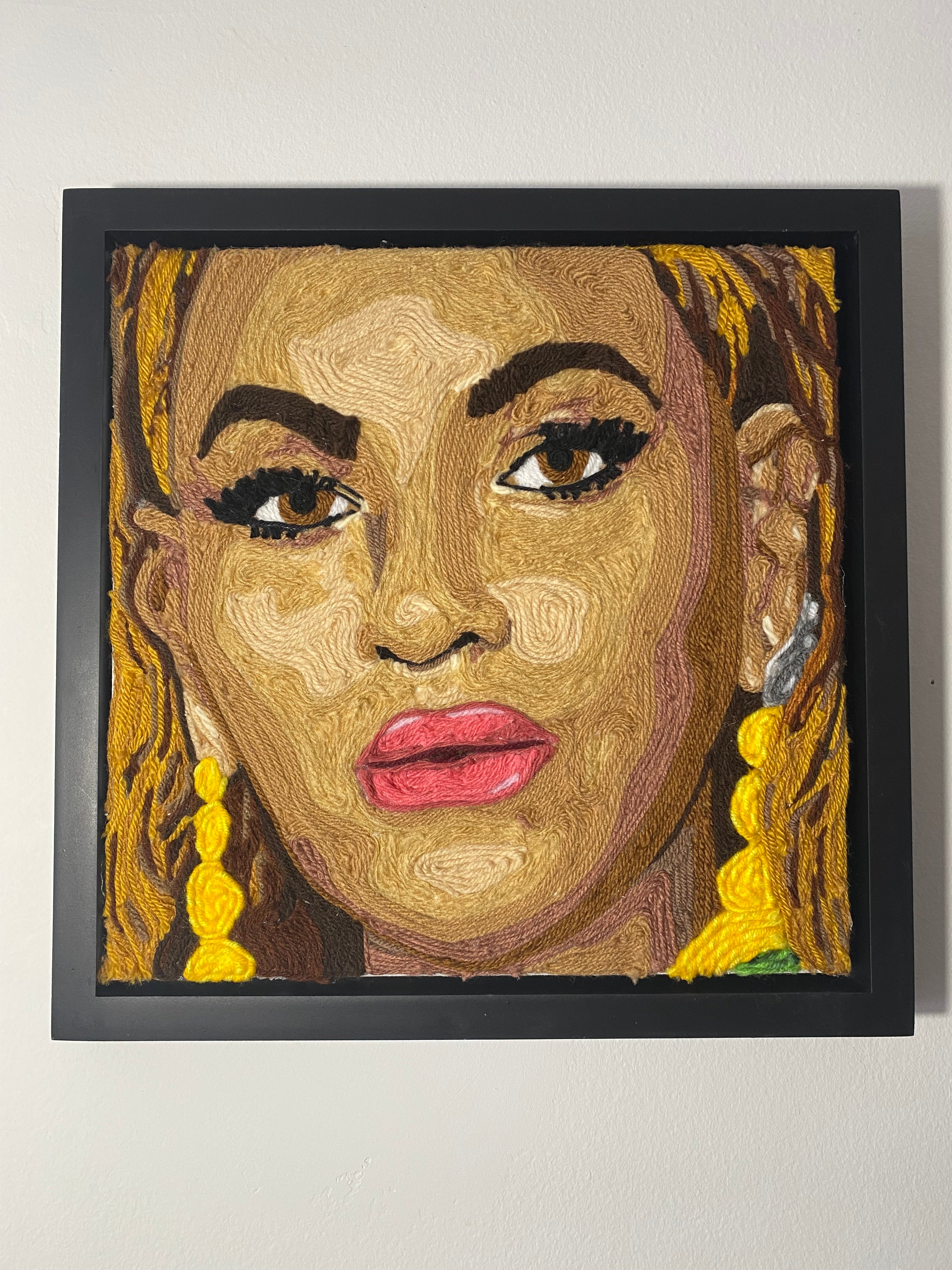Beyonce Original Yarn Portrait