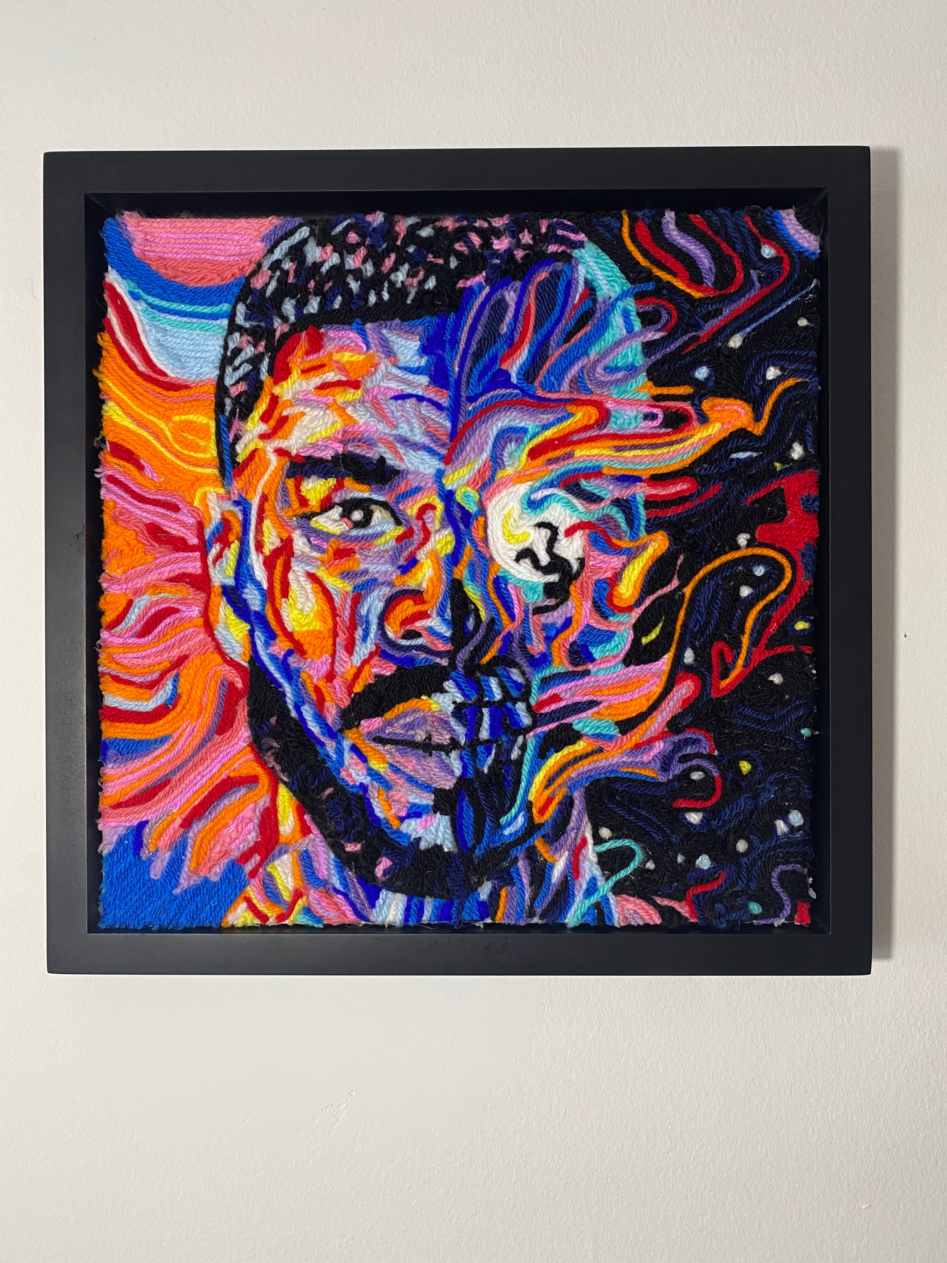 Kid Cudi - Man on the Moon III - Original Yarn Painting