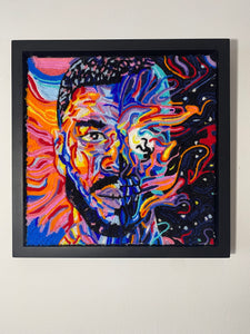 Kid Cudi - Man on the Moon III - Original Yarn Painting