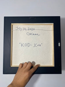 J.Cole - KOD Original Yarn Painting
