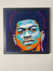 Lil Naz X Original Yarn Portrait