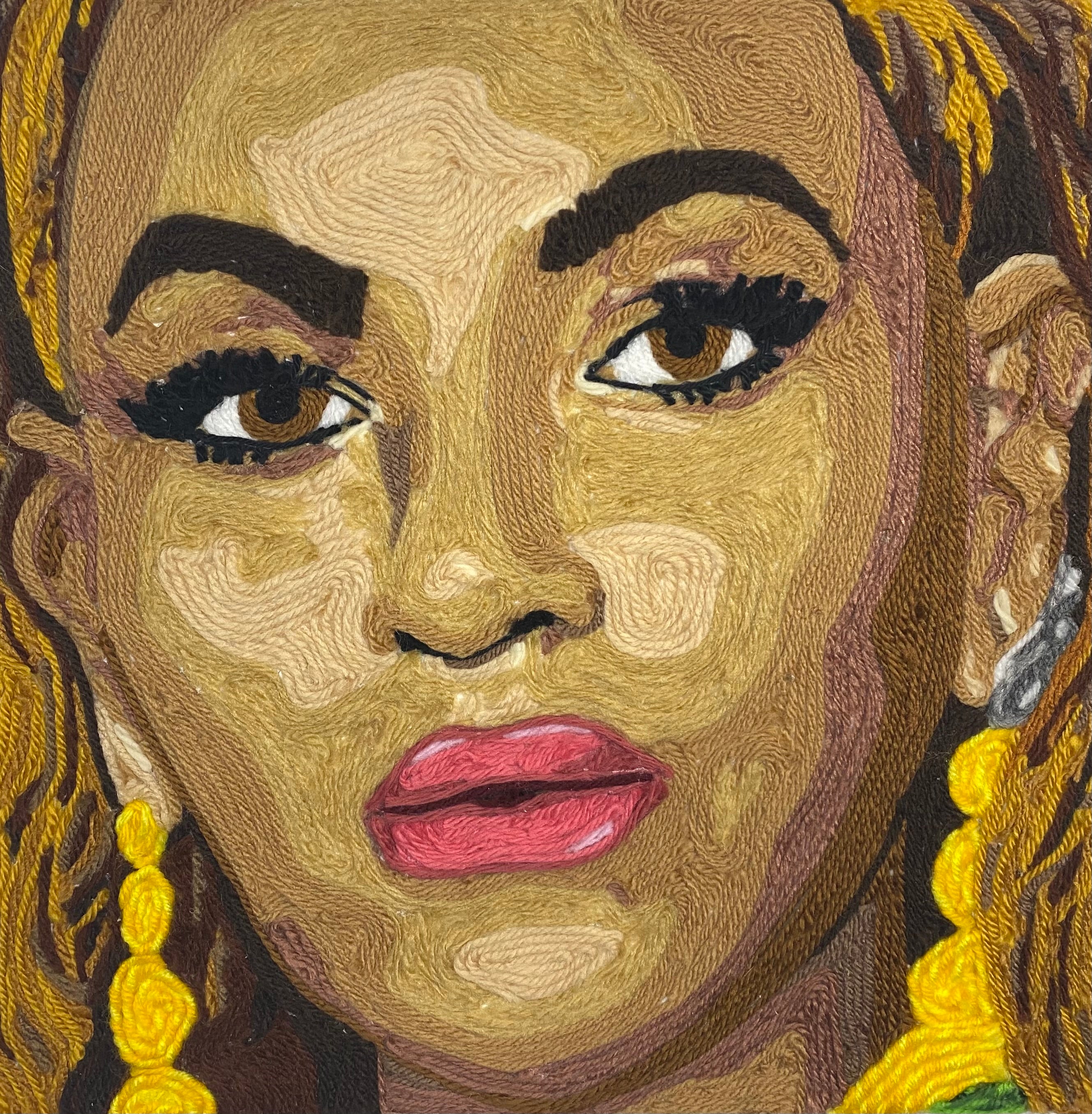 Beyonce Original Yarn Portrait