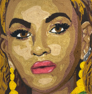 Beyonce Original Yarn Portrait