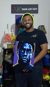 Chadwich Boseman Original Yarn Portrait