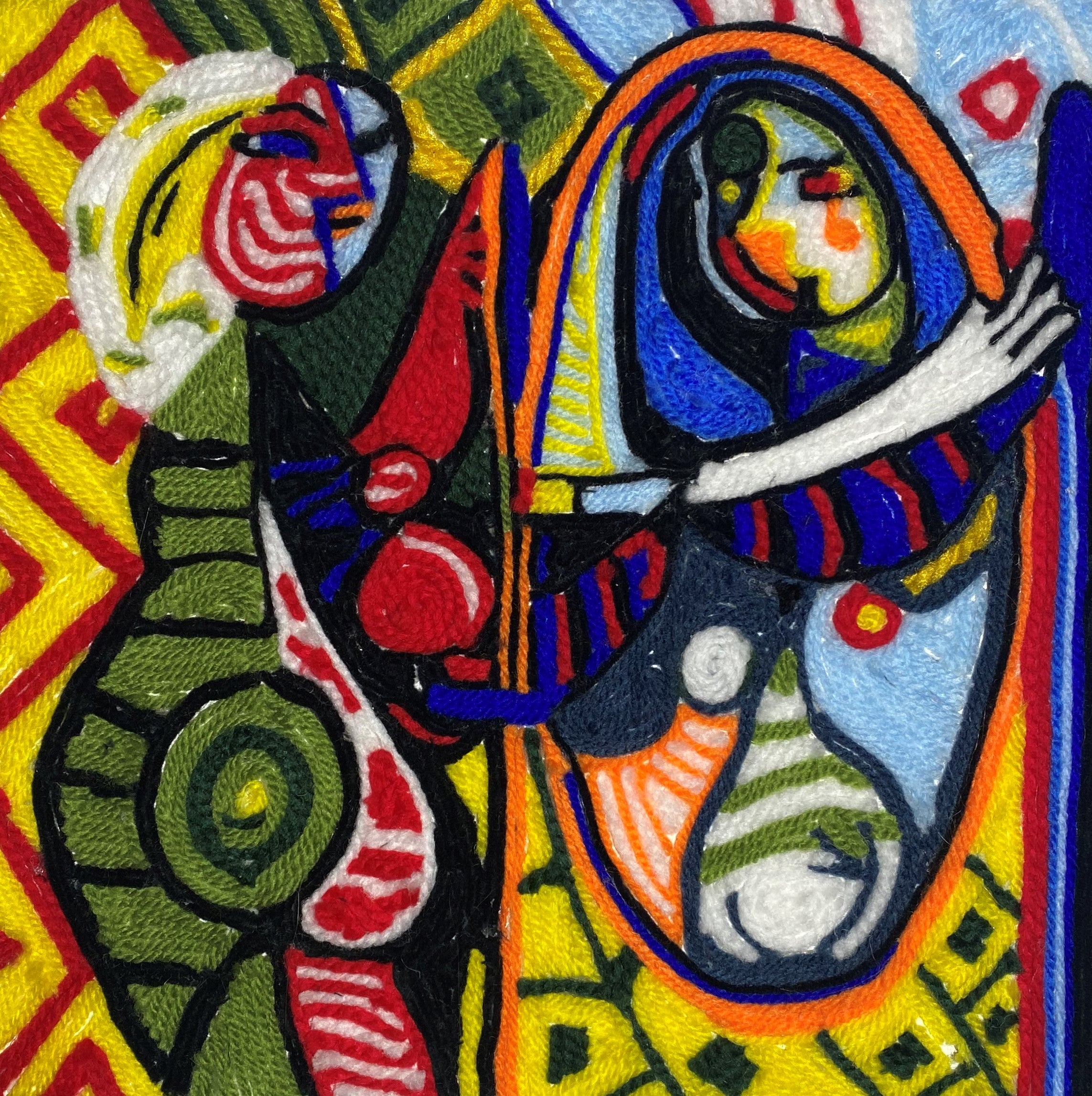 Girl in the Mirror - Picasso Recreation