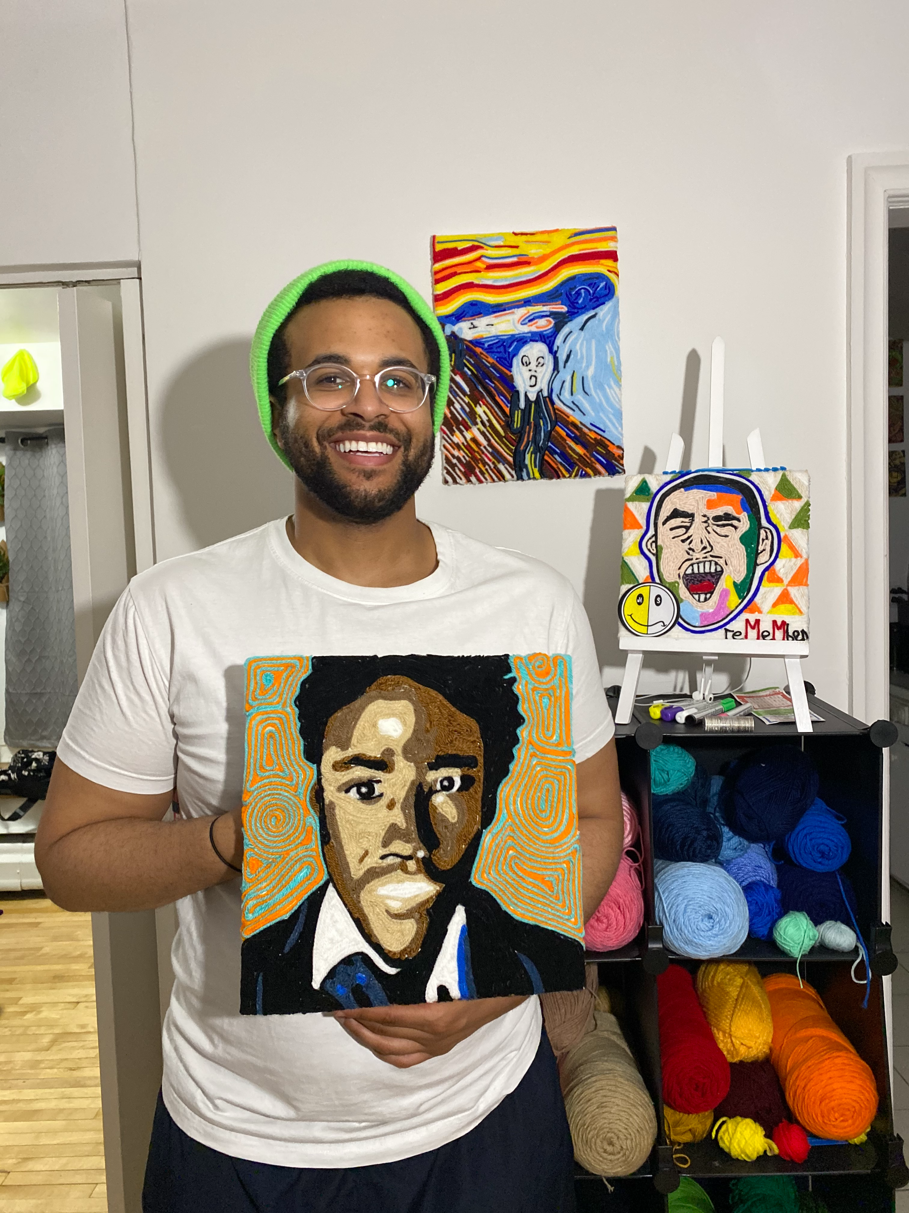 Childish Gambino 2020 Original Yarn Portrait