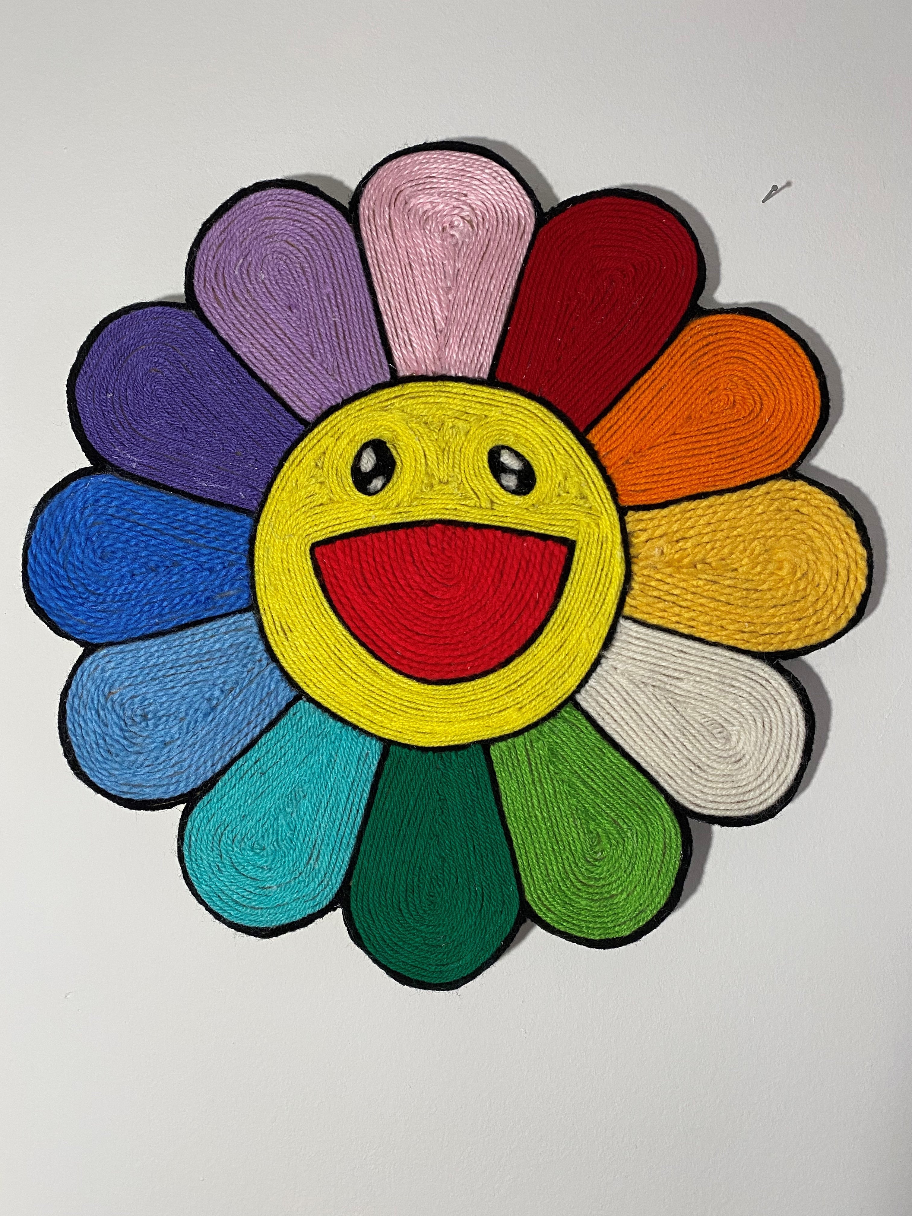 Takashi Murakami Flower in Yarn