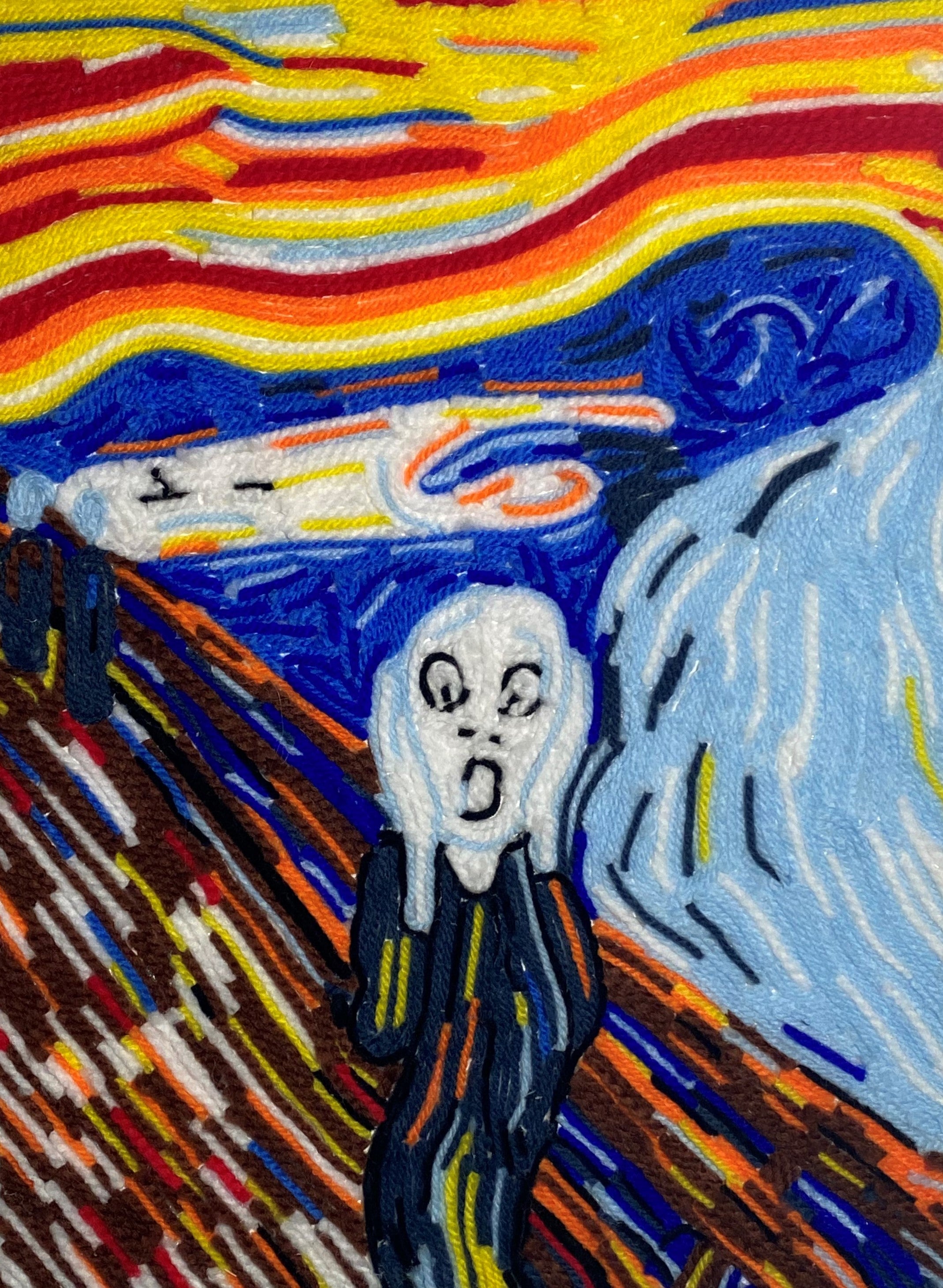 The Scream – The YARN ART GUY